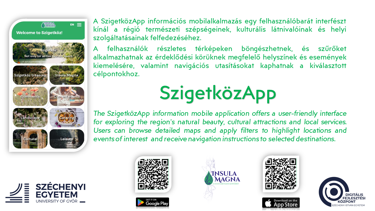 Szigetköz App Flyer